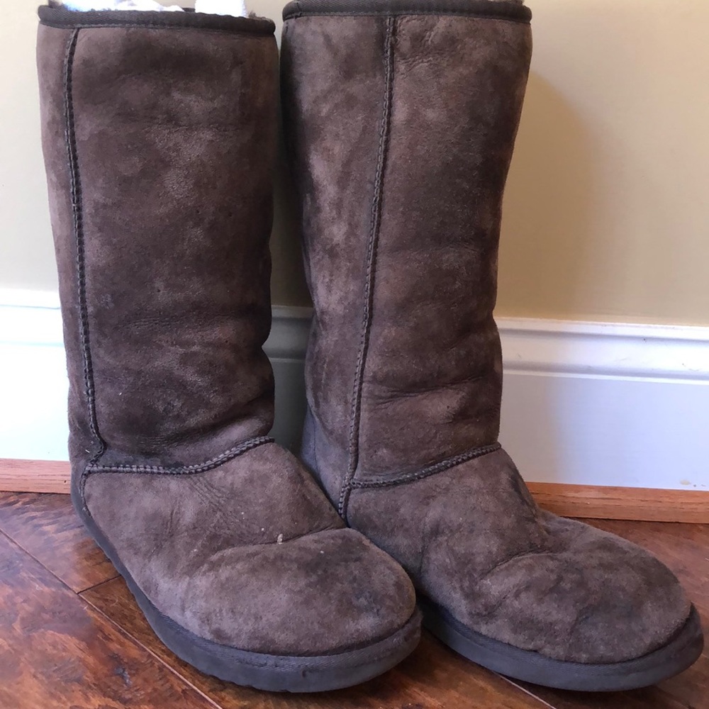 Ugg Tall Brown Boots - size 9